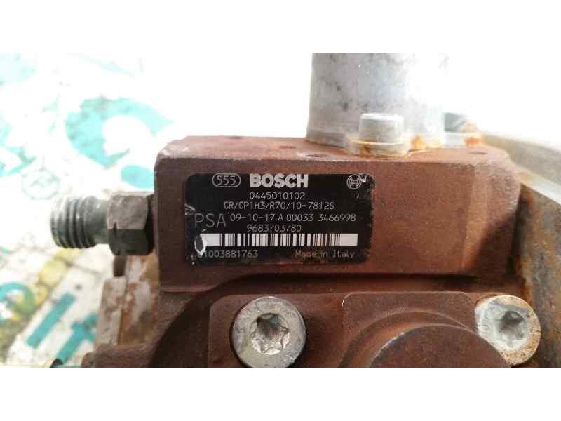 Recambio de bomba alta presion para citroën c3 1.4 hdi referencia OEM IAM 0445010102 9683703780 BOSCH
