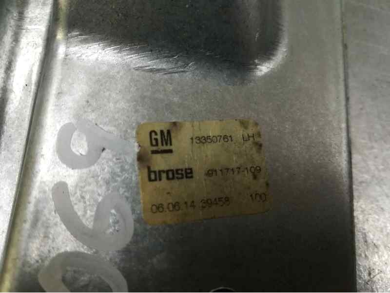Recambio de elevalunas trasero izquierdo para opel astra j lim. excellence referencia OEM IAM 13350761  ELECTRICO 7 PINS