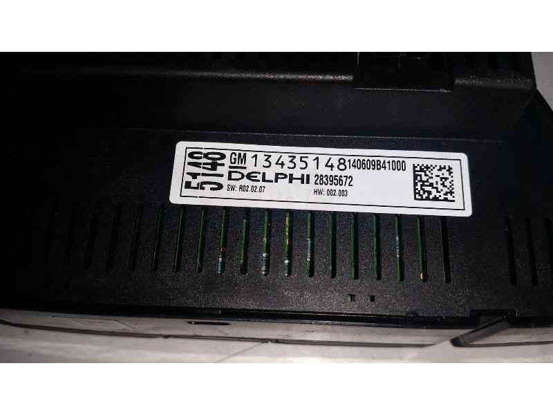 Recambio de mando climatizador para opel astra j lim. excellence referencia OEM IAM 28395672 13435148 DELPHI