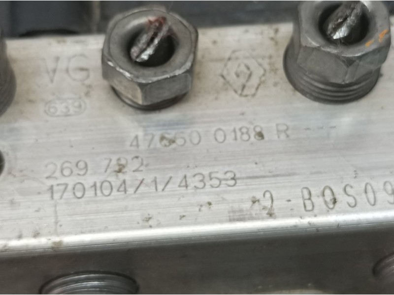 Recambio de abs para renault clio iv societé referencia OEM IAM 476600188R 269722 