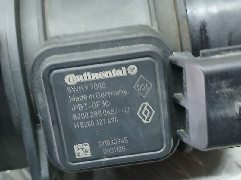 Recambio de caudalimetro para renault laguna coupe limited referencia OEM IAM 8200280065D 5WK97005 CONTINENTAL