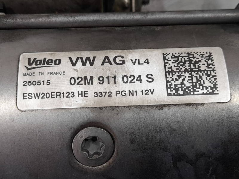Recambio de motor arranque para seat leon st (5f8) 2.0 tdi referencia OEM IAM 02M911024S ESW20ER123HE VALEO 