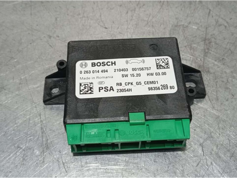 Recambio de modulo electronico para peugeot 3008 gt line referencia OEM IAM 9835626980 0263014494 BOSCH