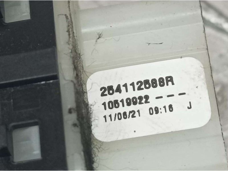 Recambio de mando elevalunas delantero izquierdo para dacia sandero confort referencia OEM IAM 254112588R  