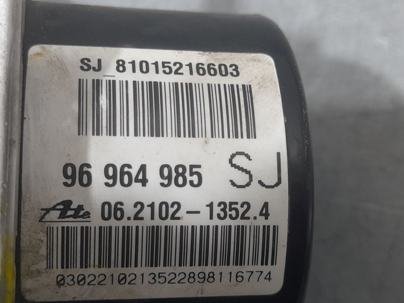 Recambio de abs para chevrolet aveo / kalos hatchback (t250, t255) 1.4 referencia OEM IAM 96964985 06210213524 ATE