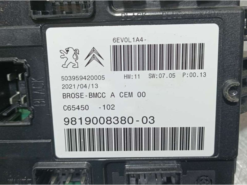 Recambio de modulo electronico para peugeot 3008 gt line referencia OEM IAM 9819008380 503959420005 