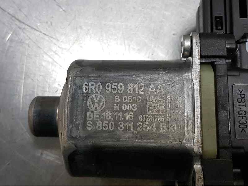 Recambio de elevalunas trasero derecho para volkswagen polo (6r1) 5 puertas referencia OEM IAM 6R0959812AA 5 PINS ELECTRICO