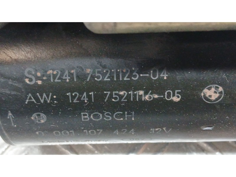 Recambio de motor arranque para bmw 6 (e63) 630 i referencia OEM IAM 12417521123 BOSCH 0001107424
