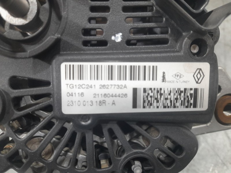 Recambio de alternador para renault clio iv (bh_) 1.5 dci 75 referencia OEM IAM 231001318R VALEO TG12C241