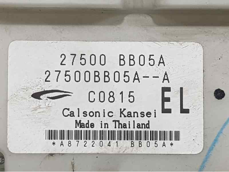 Recambio de mando climatizador para nissan qashqai (j10) acenta referencia OEM IAM 27500BB05A 27500BB05A 