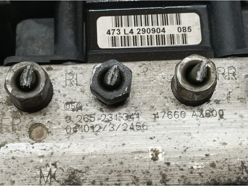 Recambio de abs para nissan micra (k12e) acenta referencia OEM IAM 47660AX600 0265231341 BOSCH