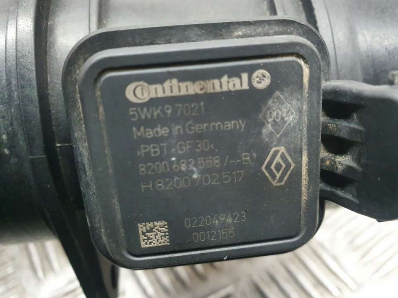 Recambio de caudalimetro para renault fluence dynamique referencia OEM IAM 8200702517 5WK97021 CONTINENTAL