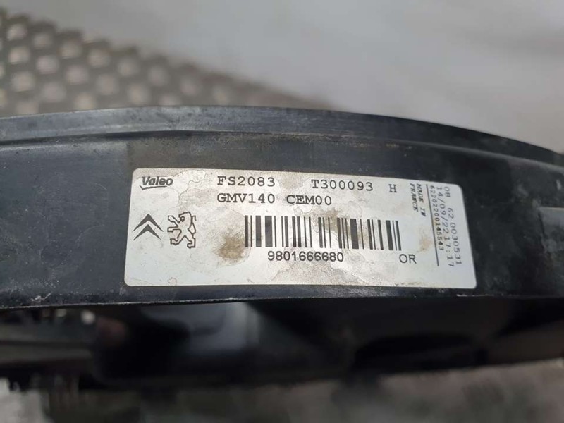 Recambio de electroventilador para citroën c3 feel referencia OEM IAM 9801666680 T300093 VALEO