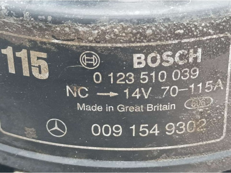 Recambio de alternador para ssangyong korando 2.3 gasolina 105kw referencia OEM IAM 0091549302 0123510039 BOSCH