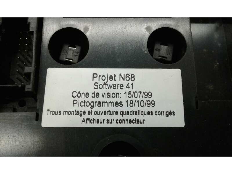 Recambio de mando climatizador para citroën xsara picasso 2.0 hdi cat (rhy / dw10td) referencia OEM IAM 96314105ZR 1000001436524