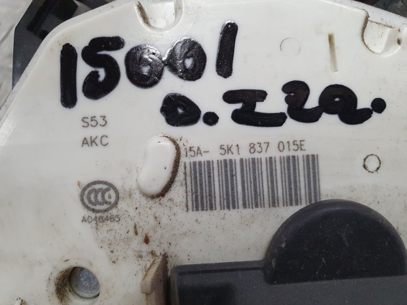 Recambio de cerradura puerta delantera izquierda para volkswagen polo (6c1) comfortline bluemotion referencia OEM IAM 5K1837015E