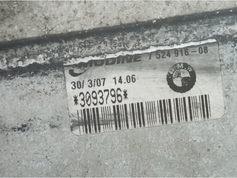 Recambio de intercooler para bmw serie 3 touring (e91) 320d referencia OEM IAM 752491608 3093796 MODINE