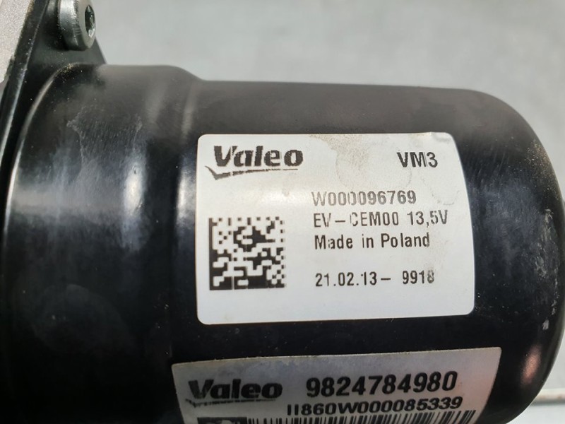 Recambio de motor limpia delantero para citroën c4 1.2 12v e-thp pure tech referencia OEM IAM 9824784980 W000096769 VALEO