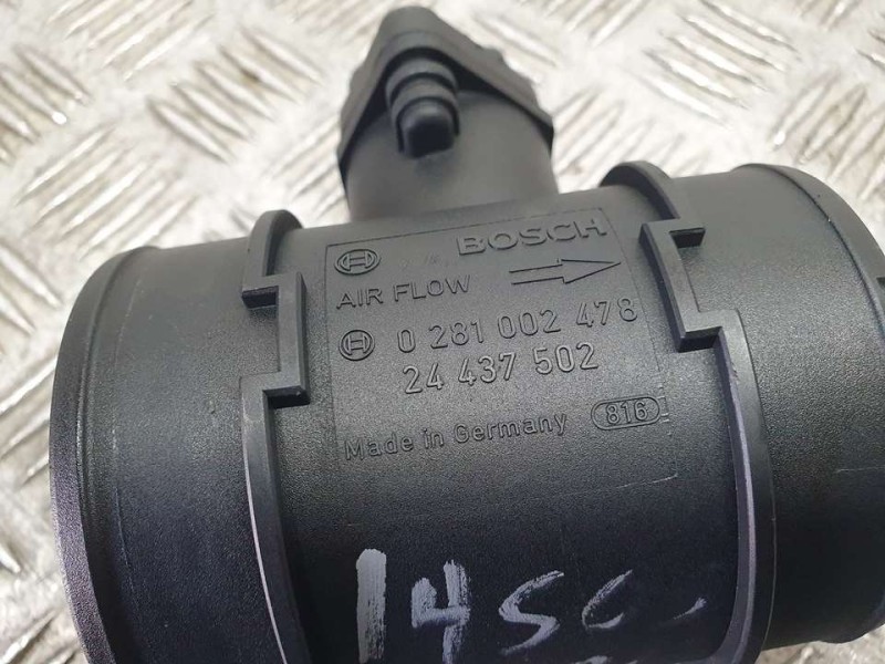 Recambio de caudalimetro para opel zafira a club referencia OEM IAM 24437502 0281002478 BOSCH