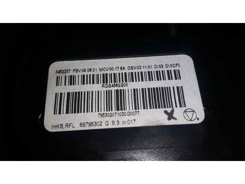 Recambio de mando calefaccion / aire acondicionado para mini mini (r56) one referencia OEM IAM 3452257 69795302 VALEO