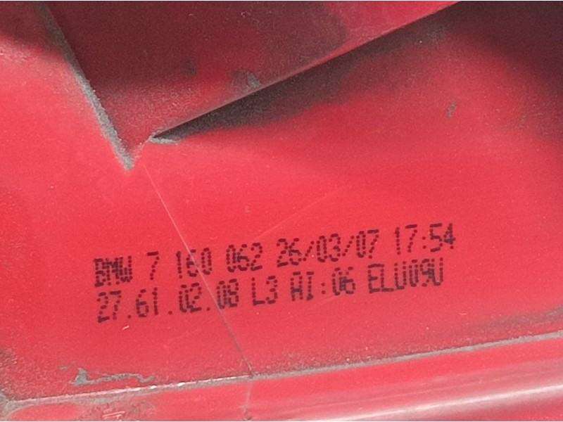 Recambio de piloto trasero derecho para bmw serie 3 touring (e91) 320d referencia OEM IAM 7160062  EXTERIOR