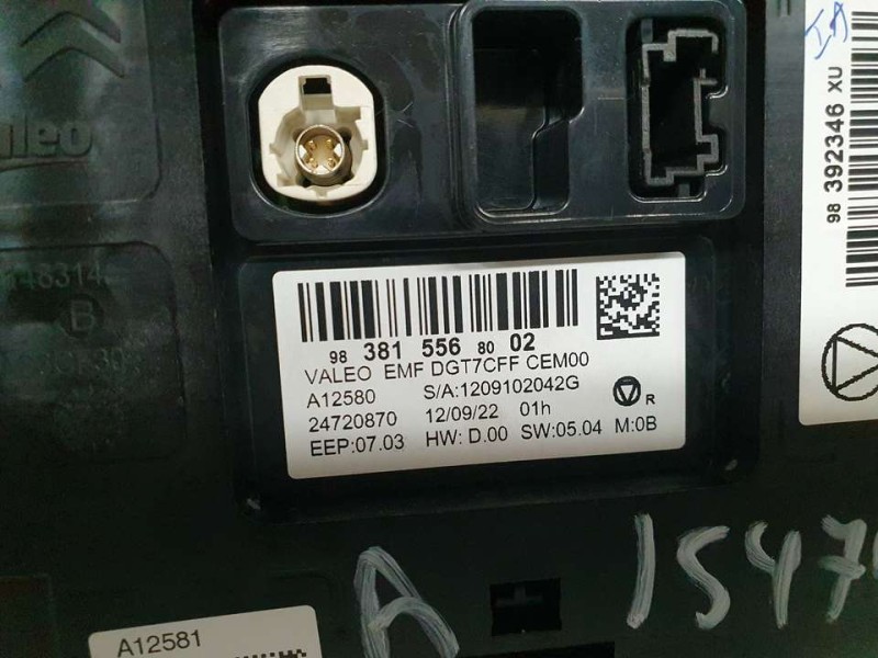 Recambio de sistema navegacion gps para citroën c3 feel referencia OEM IAM 9838155680 24720870 