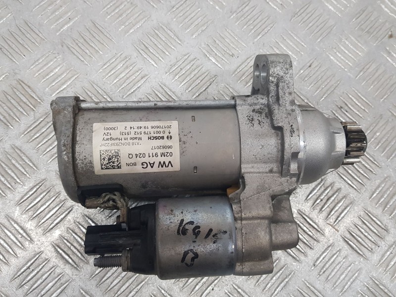 Recambio de motor arranque para volkswagen polo v (6r1, 6c1) 1.2 tsi 16v referencia OEM IAM 02M911024Q  
