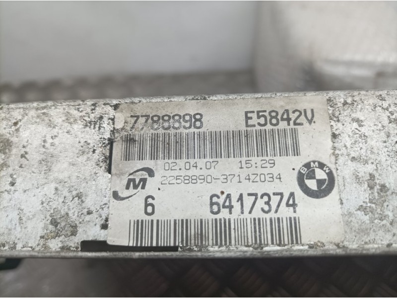 Recambio de radiador agua para bmw serie 3 touring (e91) 320d referencia OEM IAM 6417374 7788898 