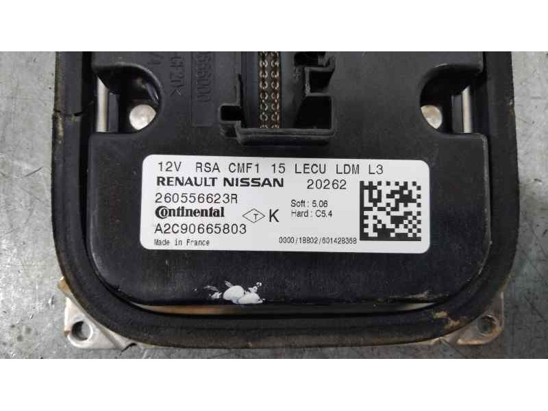 Recambio de centralita faros xenon para renault megane iv zen referencia OEM IAM 260556623R A2C90665803 CONTINENTAL