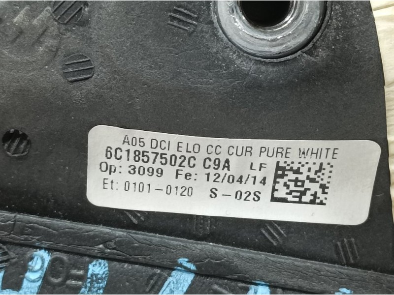 Recambio de retrovisor derecho para volkswagen polo (6c1) comfortline bluemotion referencia OEM IAM 6C1857502C  ELECTRICO 6 CABL