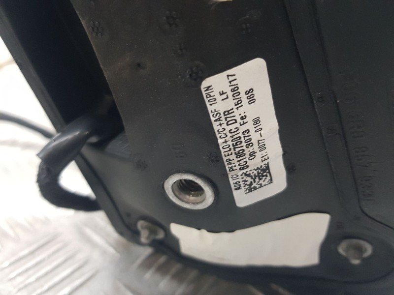Recambio de retrovisor izquierdo para volkswagen polo v (6r1, 6c1) 1.2 tsi 16v referencia OEM IAM 6C1857501C ELECTRICO ROZADO 