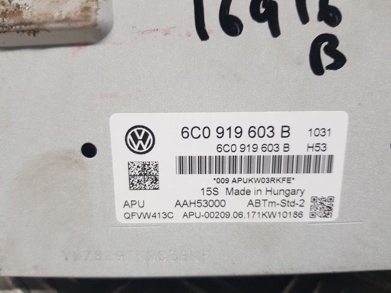 Recambio de sistema navegacion gps para volkswagen polo v (6r1, 6c1) 1.2 tsi 16v referencia OEM IAM 6C0919603B  