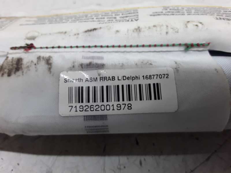 Recambio de airbag cortina delantero derecho para seat leon (1p1) 1.9 tdi referencia OEM IAM 16877072  