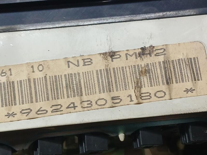 Recambio de cuadro instrumentos para citroën zx sx referencia OEM IAM 9624305180  