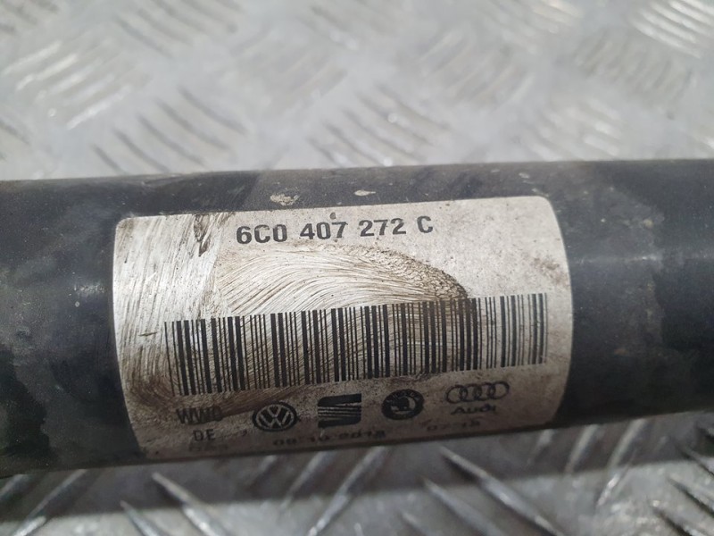 Recambio de transmision delantera derecha para volkswagen polo (6c1) comfortline bluemotion referencia OEM IAM 6C0407272C  