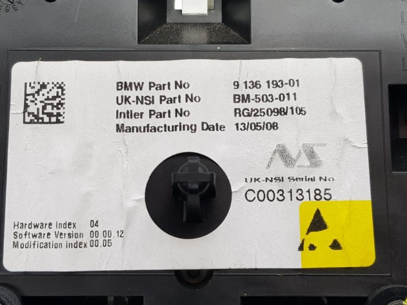 Recambio de cuadro instrumentos para mini mini (r56) cooper d referencia OEM IAM 913619301 BM503011 VELOCIMETRO