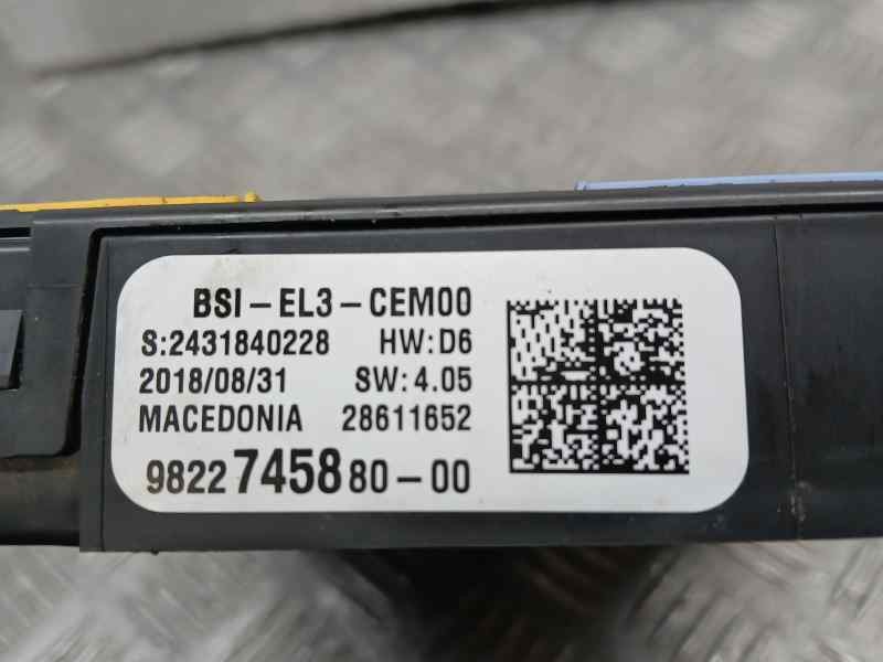 Recambio de caja reles / fusibles para citroën jumpy furgon club xl referencia OEM IAM 9822745880 2431840228 
