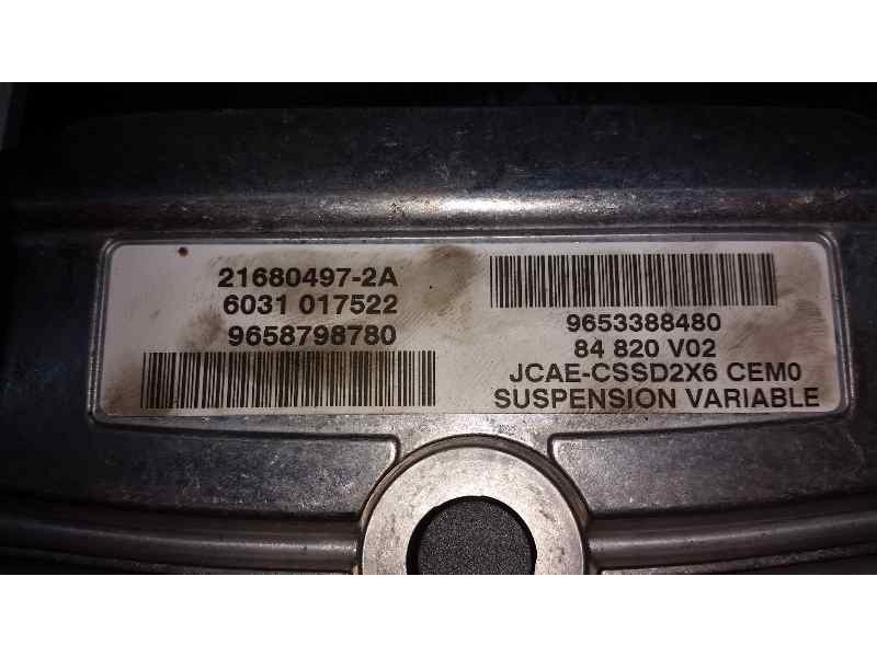 Recambio de centralita suspension para peugeot 407 coupe pack referencia OEM IAM 216804972A 9653388480 JOHNSON CONTROLS