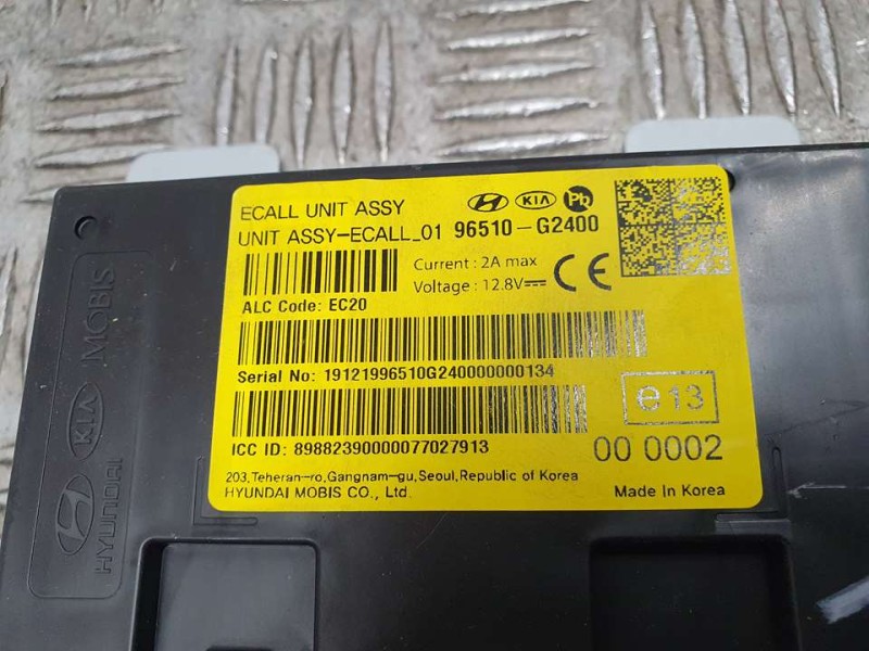 Recambio de modulo electronico para hyundai ioniq klass hybrid referencia OEM IAM 96510G2400  