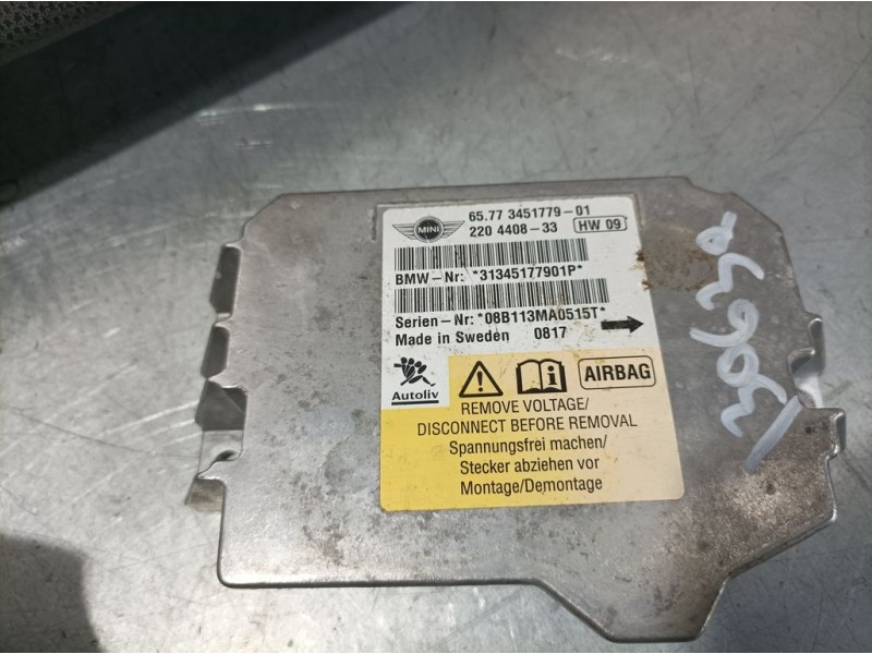 Recambio de kit airbag para mini mini (r56) cooper d referencia OEM IAM   C/SALPICADERO Y PRETENSORES