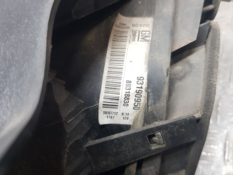 Recambio de piloto trasero izquierdo para opel corsa d (s07) 1.3 cdti (l08, l68) referencia OEM IAM 93190950  