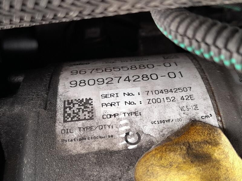 Recambio de compresor aire acondicionado para peugeot 308 ii (lb_, lp_, lw_, lh_, l3_) 2.0 bluehdi 150 referencia OEM IAM 967565