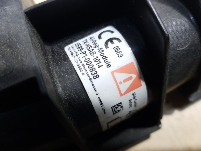 Recambio de airbag cortina delantero izquierdo para honda civic lim.4 (fc) i-detec elegance referencia OEM IAM 0589P1000838  