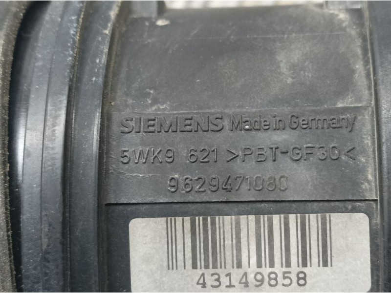 Recambio de caudalimetro para peugeot 406 berlina (s1/s2) srdt referencia OEM IAM 9629471080 5WK9621 SIEMENS