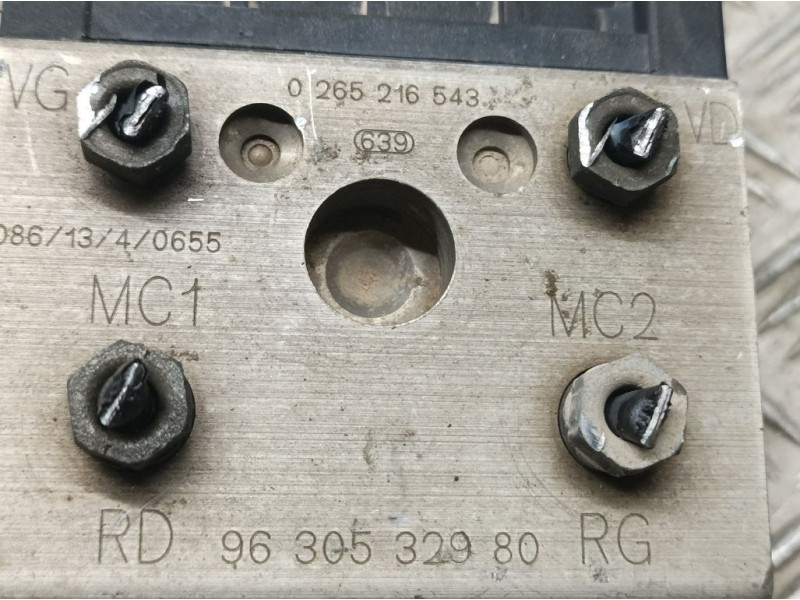 Recambio de abs para peugeot 406 berlina (s1/s2) srdt referencia OEM IAM 9630532980 0265216543 BOSCH