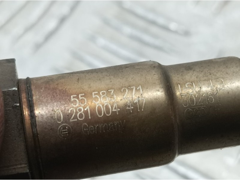 Recambio de sonda lambda para opel astra j lim. cosmo referencia OEM IAM 55583271 0281004417 BOSCH