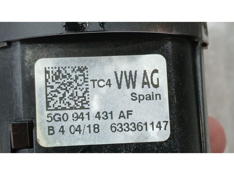 Recambio de mando luces para seat leon (5f1) 1.4 tgi referencia OEM IAM 5G0941431AF  633361147