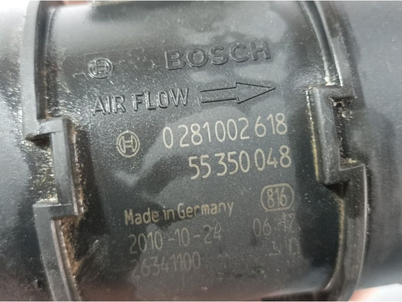Recambio de caudalimetro para chevrolet captiva 2.0 vcdi ls referencia OEM IAM 55350048 0281002618 BOSCH