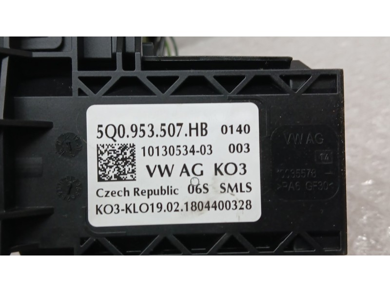 Recambio de mando luces y limpia para seat leon (5f1) 1.4 tgi referencia OEM IAM 5Q0953507HB 1013053403 