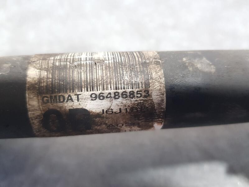 Recambio de transmision delantera izquierda para chevrolet tacuma sx referencia OEM IAM 96486853  